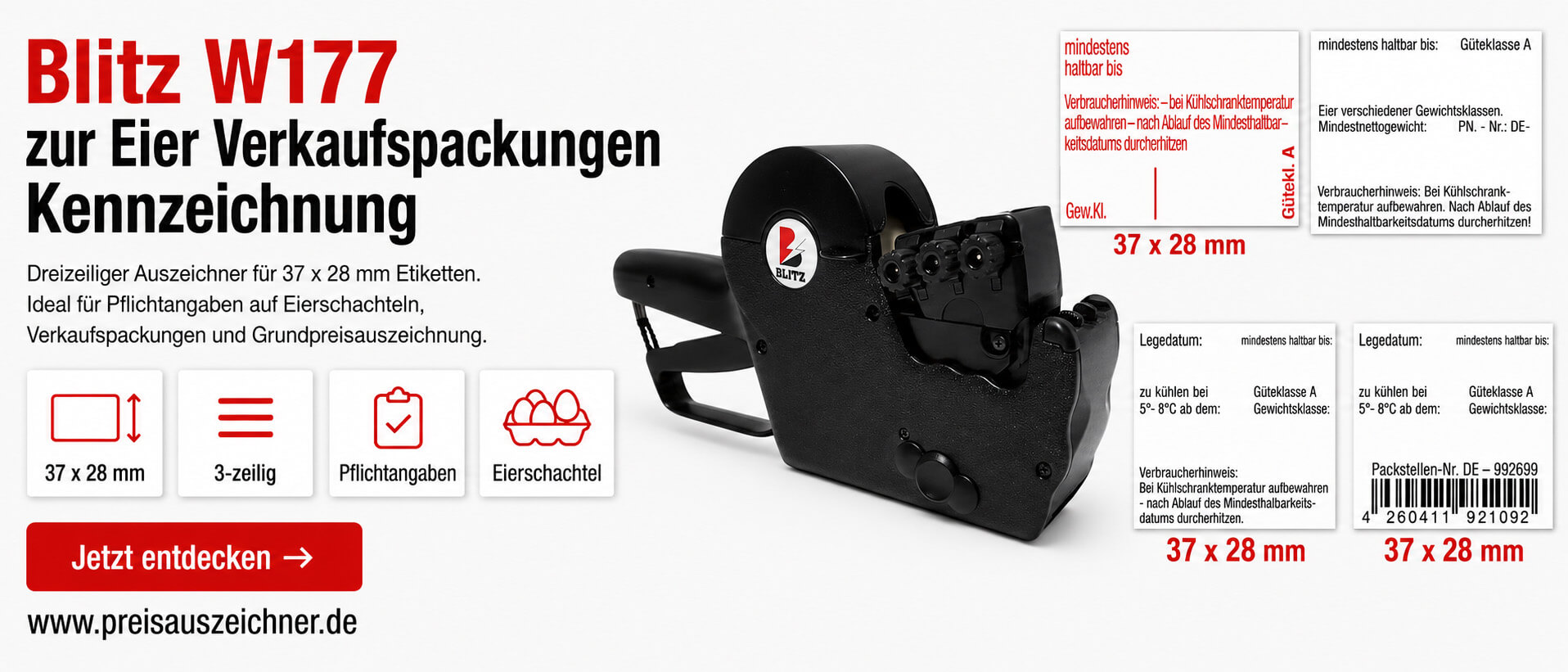 Blitz W177 Auszeichner - Verkaufsverpackungen