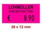 Preview: Preisetiketten 26x12 mm Leuchtfarben mit Firmenschriftzug Rechteck Preview: Preisetiketten 26x12 mm Leuchtfarben mit Firmenschriftzug Rechteck