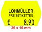 Preview: Etiketten 26×16 mm farbig Randwölbung mit Firmenschriftzug Logo oder Wunschtext Preview: Etiketten 26×16 mm farbig Randwölbung mit Firmenschriftzug Logo oder Wunschtext