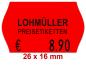 Preview: Etiketten 26×16 mm farbig Randwölbung mit Firmenschriftzug Logo oder Wunschtext Preview: Etiketten 26×16 mm farbig Randwölbung mit Firmenschriftzug Logo oder Wunschtext
