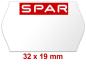 Preview: SPAR - Preisetiketten 32x19mm