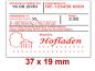 Preview: Preisetiketten 37x19 mm Eierkennzeichnung auf Eierschachteln, Verkaufspackungen
