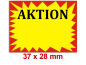 Preview: Aktionsetiketten 37x28 mm Rahmen in Rot, Papierfarbe Leuchtgelb Preview: Aktionsetiketten 37x28 mm Rahmen in Rot, Papierfarbe Leuchtgelb