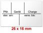 Preview: Preisetiketten 26x16 mm Weiß Logo - Firmenschriftzug Rechteck Preview: Preisetiketten 26x16 mm Weiß Logo - Firmenschriftzug Rechteck