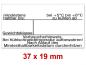 Preview: Preisetiketten 37x19 mm Eierkennzeichnung auf Eierschachteln