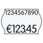 Preview: Preisetiketten 25 x 16 mm Weiß Randwölbung Preview: Preisetiketten 25 x 16 mm Weiß Randwölbung