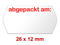Preview: 26×12 mm Randwölbung Etiketten mit einem MHD - Mindesthaltbarkeit Aufdruck Preview: 26×12 mm Randwölbung Etiketten mit einem MHD - Mindesthaltbarkeit Aufdruck