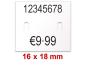 Preview: Preisetiketten 16x18 mm, Rechteck Preview: Preisetiketten 16x18 mm, Rechteck