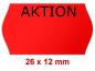 Preview: Preisetiketten 26 × 12 mm SV-Standardaufdruck