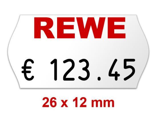 REWE - Preisetiketten 26x12mm