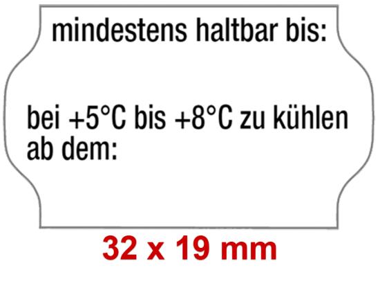 Preisetiketten 32x19 mm Eierkennzeichnung auf Eierschachteln