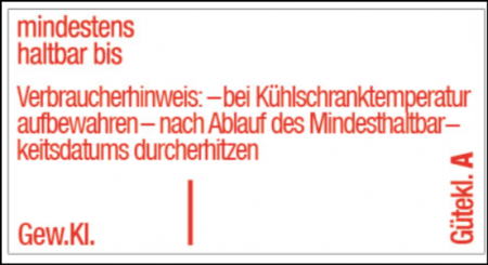 Preisauszeichner Blitz W127 dreizeilig