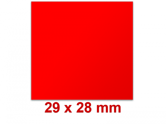 Preisetiketten 29x28 mm farbig Rechteck