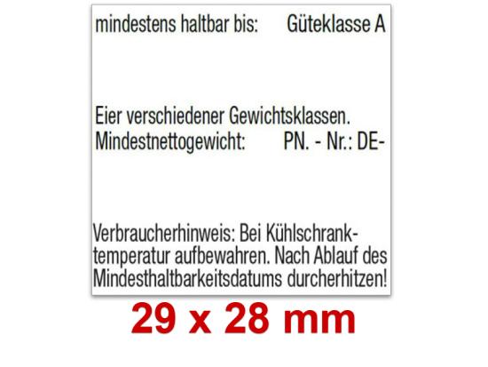 Preisauszeichner Blitz T022 zweizeilig