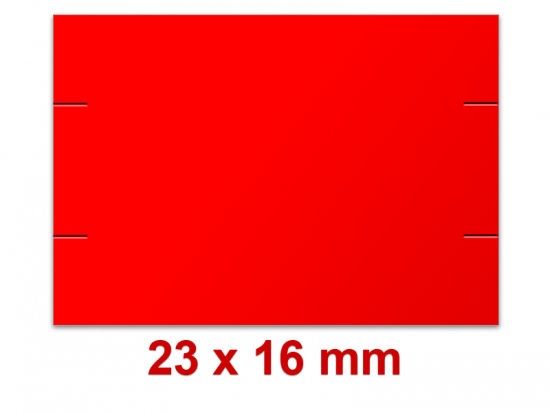Preisetiketten 23x16 mm farbig Rechteck