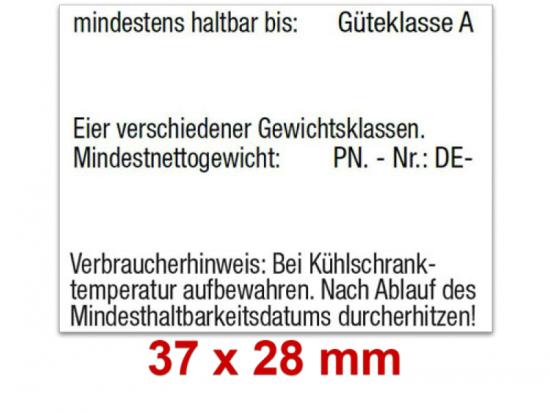 Blitz T222 Preisauszeichner (inkl. 21.000 Etiketten) für Verkaufsverpackungen von Eierschachteln