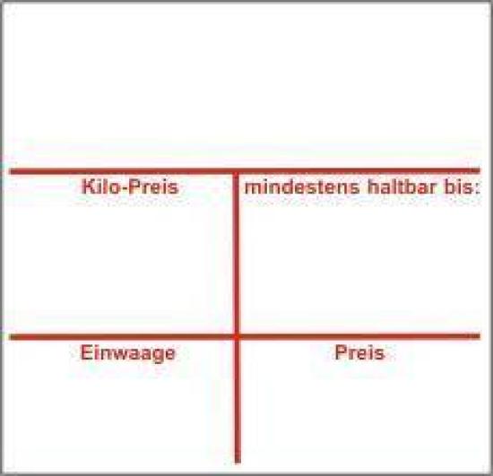 Preisauszeichner Blitz T001 einzeilig