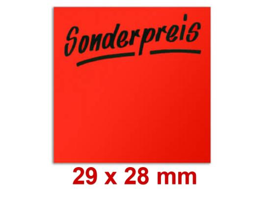 Aktionsetiketten - Sonderpreisetiketten für den Abverkauf von Sonderposten