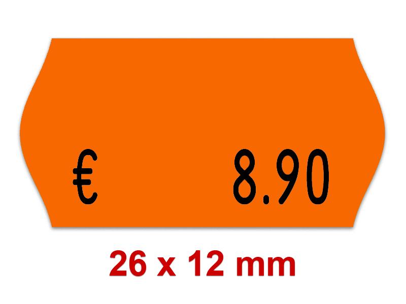Preisetiketten 26x12 mm Randwölbung | Standardfarben | Leuchtfarben Preisetiketten 26x12 mm Randwölbung | Standardfarben | Leuchtfarben