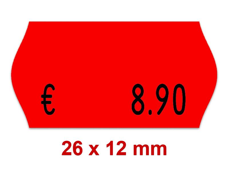 Preisetiketten 26x12 mm Randwölbung | Standardfarben | Leuchtfarben Preisetiketten 26x12 mm Randwölbung | Standardfarben | Leuchtfarben