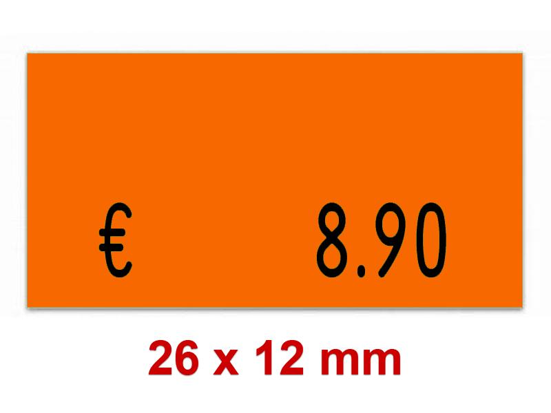 26 × 12 mm Rechteck, Standardfarben, Leuchtfarben 26 × 12 mm Rechteck, Standardfarben, Leuchtfarben