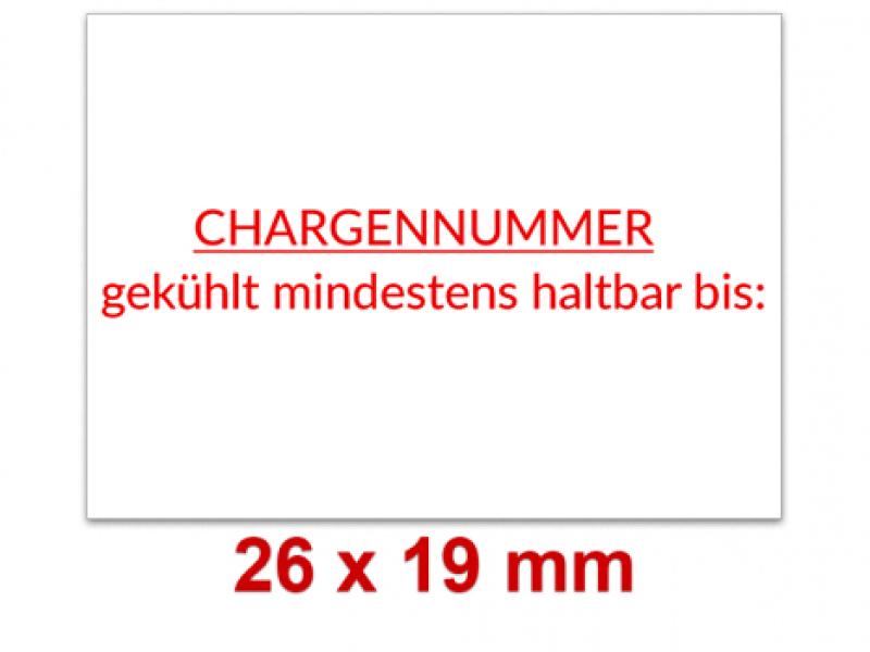 Preisetiketten 26×19 mm Weiß für Eierschachteln - Rechteck