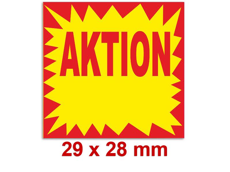 Aktionsetiketten - Sonderpreisetiketten für den Abverkauf von Sonderposten Aktionsetiketten - Sonderpreisetiketten für den Abverkauf von Sonderposten