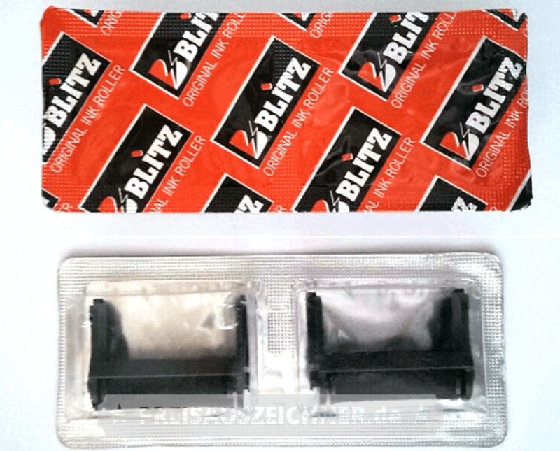 2 Outdoor-Farbrollen für BLITZ 1-, 2-, u. 3-zeilig im Blister Pack