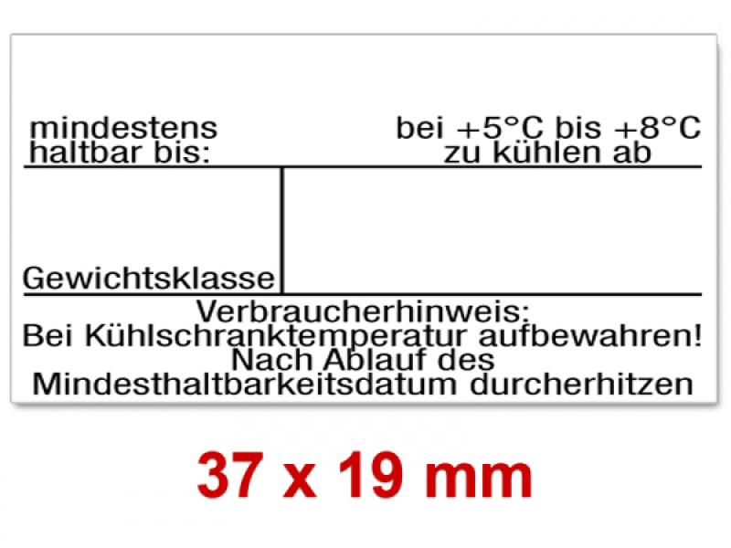 Preisetiketten 37x19 mm Eierkennzeichnung auf Eierschachteln