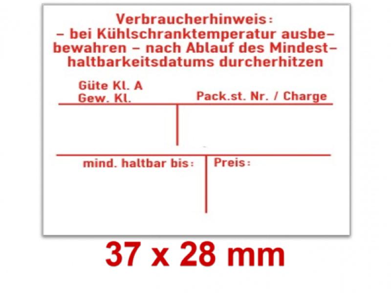 Preisetiketten 37x28 mm Eierkennzeichnung auf Eierschachteln Preisetiketten 37x28 mm Eierkennzeichnung auf Eierschachteln