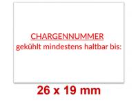 Preisetiketten 26×19 mm Weiß für Eierschachteln - Rechteck