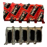 5 originale Farbrollen, 2-zeilig, Blitz 16.18 und 23.18