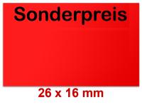 Sonderpreis oben Rechteck 26 x 16 mm