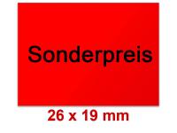 Aktionsetiketten 26x19 mm – Sonderpreisetiketten für den Abverkauf von Sonderposten
