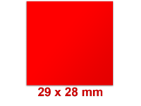 Preisetiketten 29x28 mm farbig