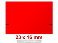 Preisetiketten 23x16 mm farbig Rechteck