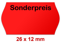Preisetiketten 26x12 mm Sonderpreis