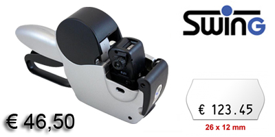TOP PREIS - Preisauszeichner Swing C6 einzeilig